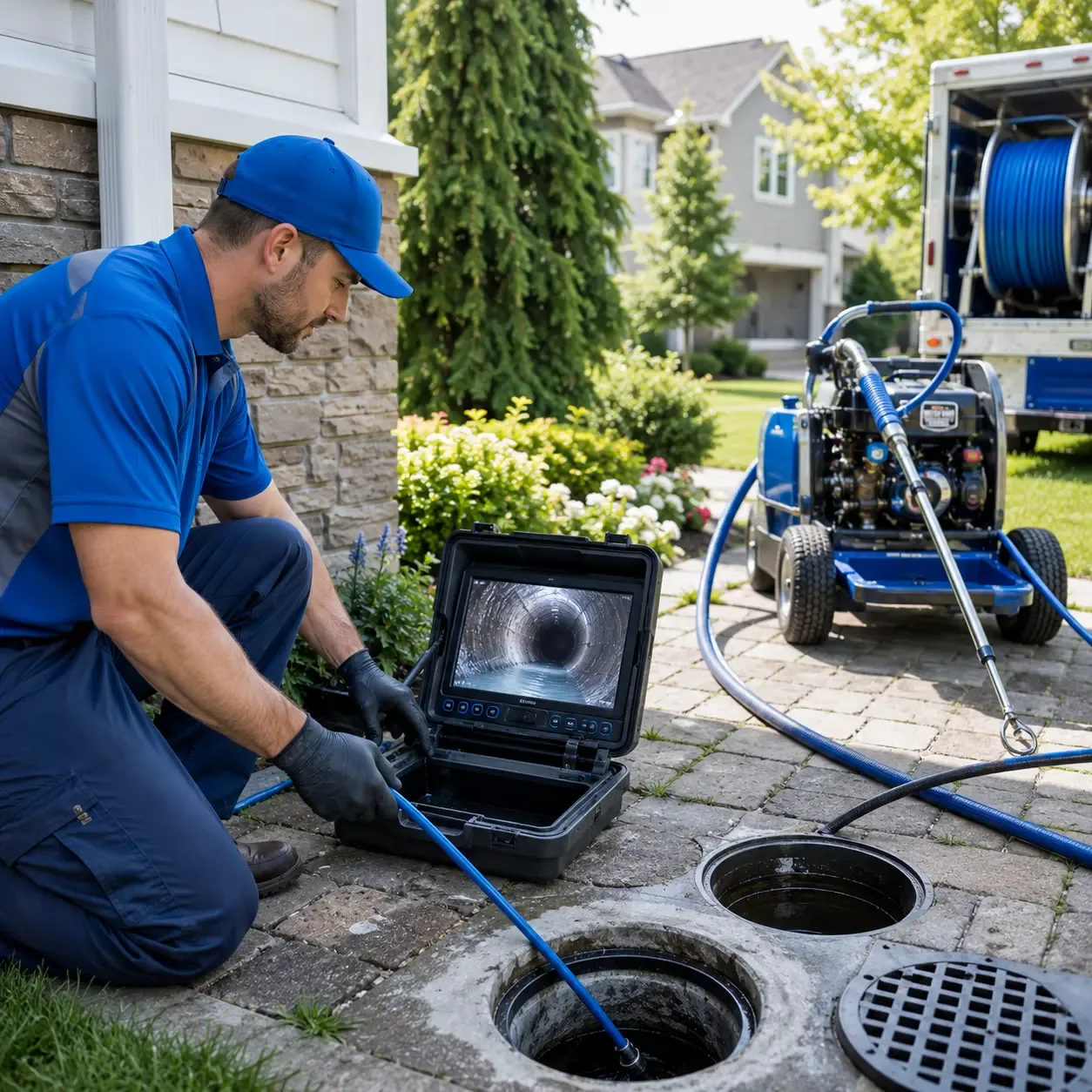Outdoor drain cleaning professionals serving Grubbs, AR